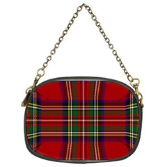 Red Tartan Plaid Chain Purses (two Sides)  by allthingseveryone