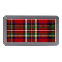 Red Tartan Plaid Memory Card Reader (mini) by allthingseveryone