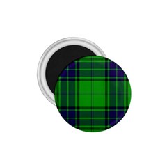 Green And Blue Plaid 1 75  Magnets by allthingseveryone