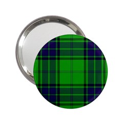 Green And Blue Plaid 2 25  Handbag Mirrors by allthingseveryone