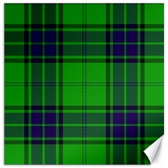 Green And Blue Plaid Canvas 20  X 20   by allthingseveryone