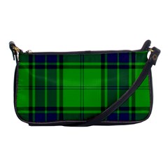 Green And Blue Plaid Shoulder Clutch Bags by allthingseveryone