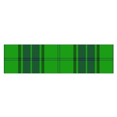 Green And Blue Plaid Satin Scarf (oblong) by allthingseveryone