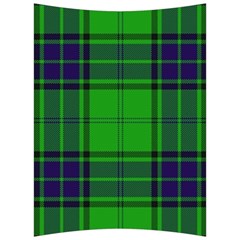 Green And Blue Plaid Back Support Cushion