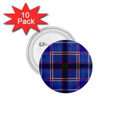 Blue Heather Plaid 1 75  Buttons (10 Pack) by allthingseveryone