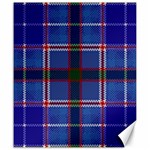 Blue Heather Plaid Canvas 20  x 24   19.57 x23.15  Canvas - 1