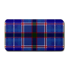 Blue Heather Plaid Medium Bar Mats by allthingseveryone