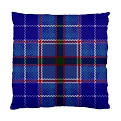 Blue Heather Plaid Standard Cushion Case (one Side) by allthingseveryone