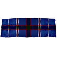 Blue Heather Plaid Body Pillow Case Dakimakura (two Sides) by allthingseveryone