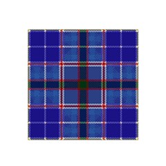 Blue Heather Plaid Satin Bandana Scarf by allthingseveryone