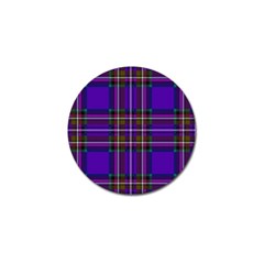 Purple Tartan Plaid Golf Ball Marker by allthingseveryone