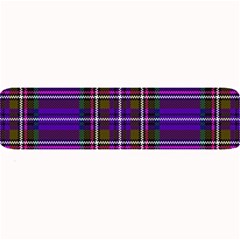 Purple Tartan Plaid Large Bar Mats by allthingseveryone