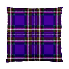 Purple Tartan Plaid Standard Cushion Case (two Sides) by allthingseveryone