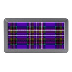 Purple Tartan Plaid Memory Card Reader (mini) by allthingseveryone