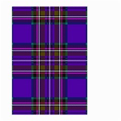 Purple Tartan Plaid Small Garden Flag (two Sides) by allthingseveryone