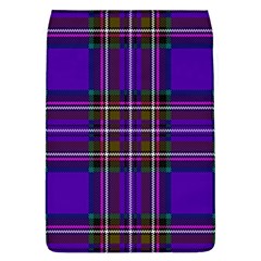 Purple Tartan Plaid Flap Covers (l)  by allthingseveryone