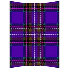 Purple Tartan Plaid Back Support Cushion