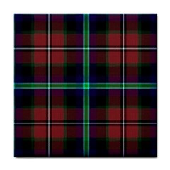 Purple And Red Tartan Plaid Tile Coasters by allthingseveryone