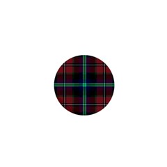 Purple And Red Tartan Plaid 1  Mini Buttons by allthingseveryone