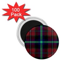 Purple And Red Tartan Plaid 1 75  Magnets (100 Pack)  by allthingseveryone