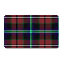 Purple And Red Tartan Plaid Magnet (rectangular) by allthingseveryone