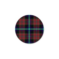 Purple And Red Tartan Plaid Golf Ball Marker (10 Pack) by allthingseveryone