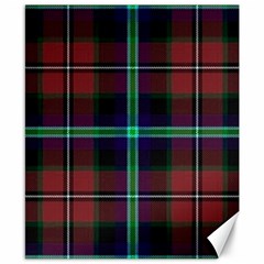 Purple And Red Tartan Plaid Canvas 8  X 10  by allthingseveryone