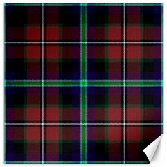 Purple And Red Tartan Plaid Canvas 20  X 20   by allthingseveryone