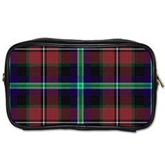 Purple And Red Tartan Plaid Toiletries Bags by allthingseveryone