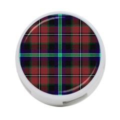 Purple And Red Tartan Plaid 4-port Usb Hub (two Sides)  by allthingseveryone