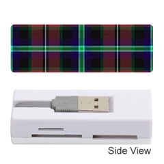 Purple And Red Tartan Plaid Memory Card Reader (stick)  by allthingseveryone