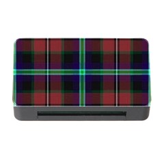 Purple And Red Tartan Plaid Memory Card Reader With Cf by allthingseveryone