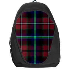 Purple And Red Tartan Plaid Backpack Bag by allthingseveryone