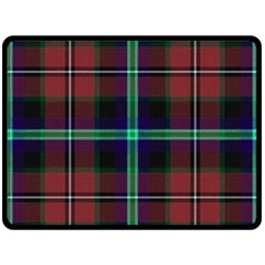 Purple And Red Tartan Plaid Double Sided Fleece Blanket (large)  by allthingseveryone