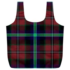 Purple And Red Tartan Plaid Full Print Recycle Bags (l)  by allthingseveryone