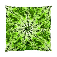 Lime Green Starburst Fractal Standard Cushion Case (two Sides)