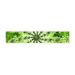 Lime Green Starburst Fractal Flano Scarf (mini) by allthingseveryone