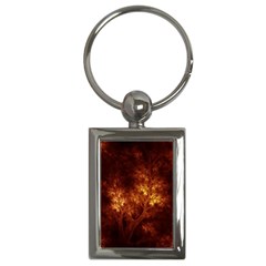 Artsy Brown Trees Key Chains (rectangle)  by allthingseveryone