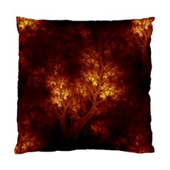 Artsy Brown Trees Standard Cushion Case (two Sides)