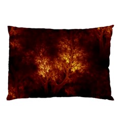 Artsy Brown Trees Pillow Case