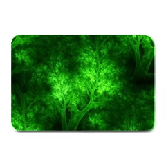 Artsy Bright Green Trees Plate Mats