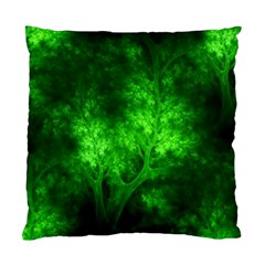 Artsy Bright Green Trees Standard Cushion Case (two Sides)