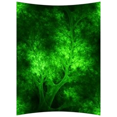 Artsy Bright Green Trees Back Support Cushion by allthingseveryone