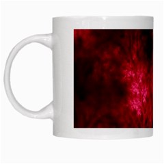 Artsy Red Trees White Mugs by allthingseveryone