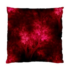 Artsy Red Trees Standard Cushion Case (one Side)