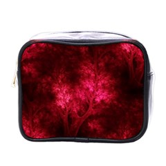 Artsy Red Trees Mini Toiletries Bags