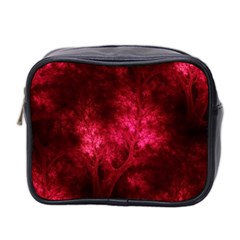 Artsy Red Trees Mini Toiletries Bag 2-side