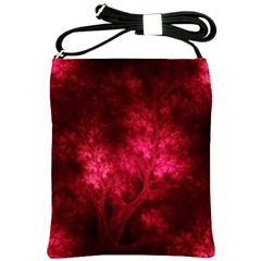 Artsy Red Trees Shoulder Sling Bags