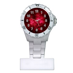 Artsy Red Trees Plastic Nurses Watch by allthingseveryone