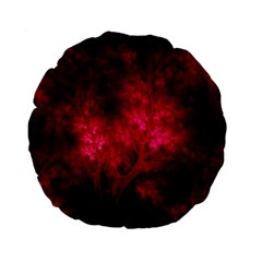 Artsy Red Trees Standard 15  Premium Flano Round Cushions by allthingseveryone